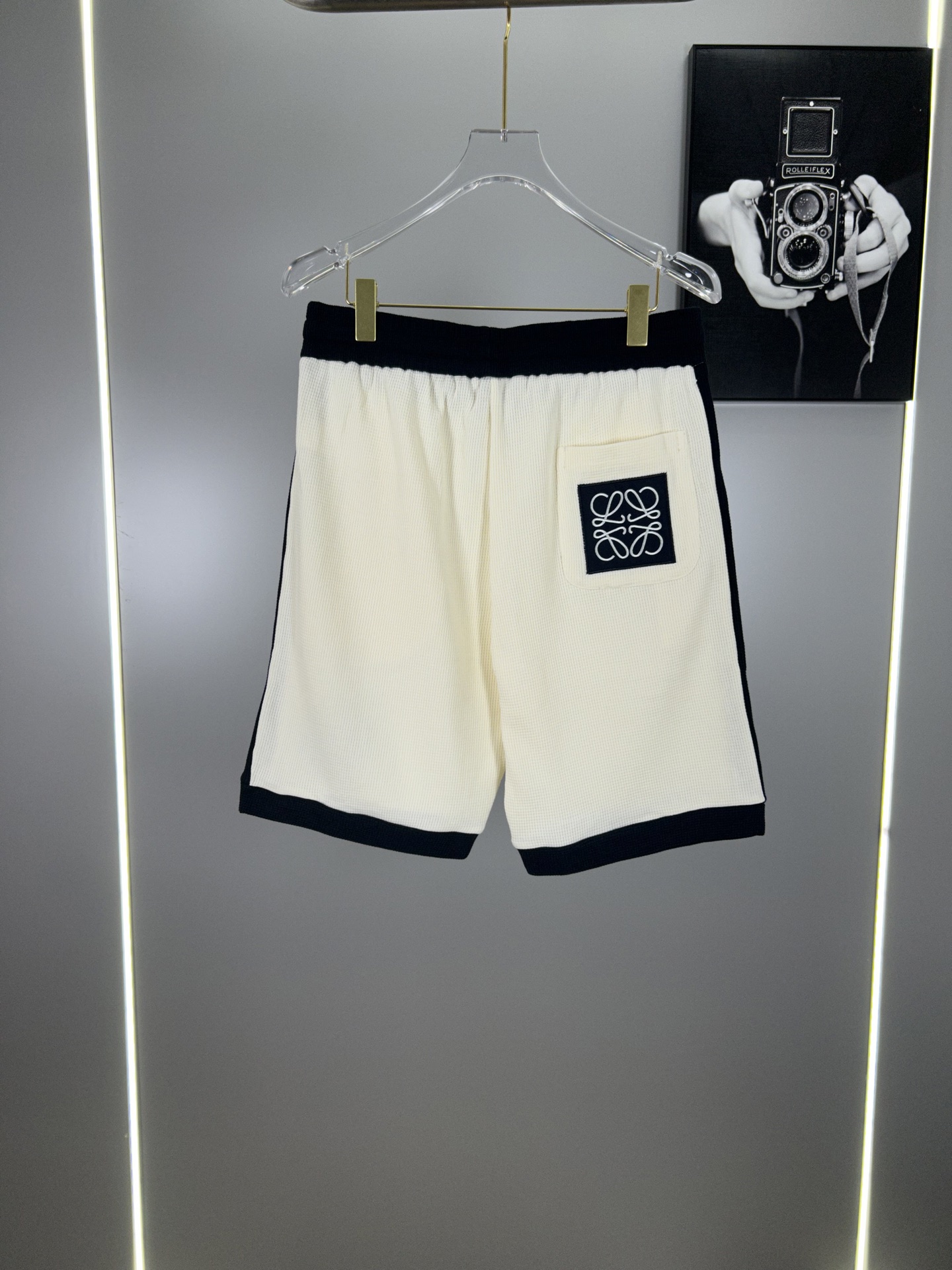 Loywe’s Classic Loose Synchronized Shorts: High-End Cotton Waffle Fabric, Os Version. - 图片 2
