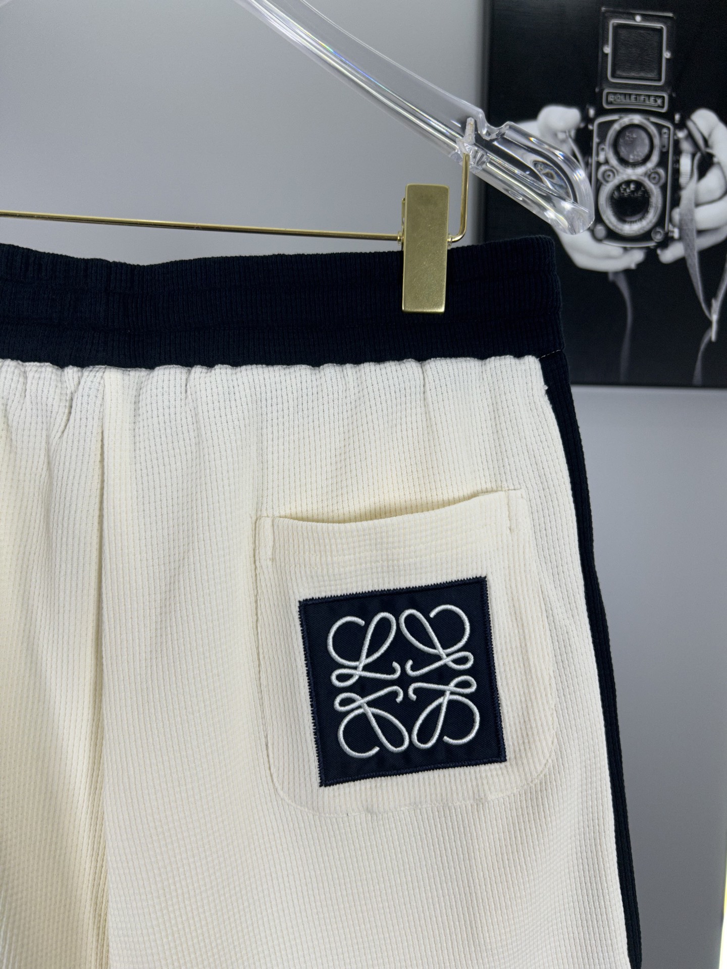 Loywe’s Classic Loose Synchronized Shorts: High-End Cotton Waffle Fabric, Os Version. - 图片 6