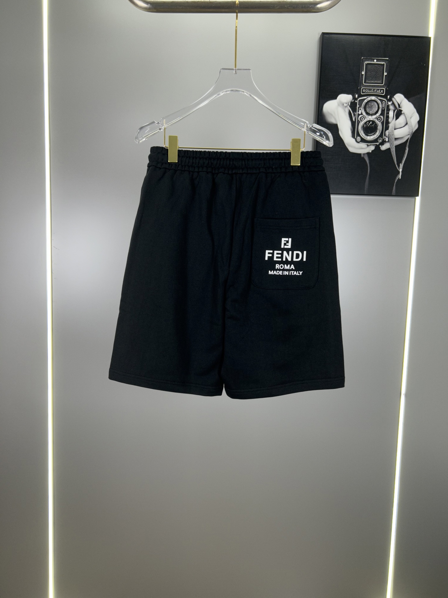 High-End Freddy FENDI Classics Synchronized Shorts in 380g Heavy-Cracked Fur - 图片 2