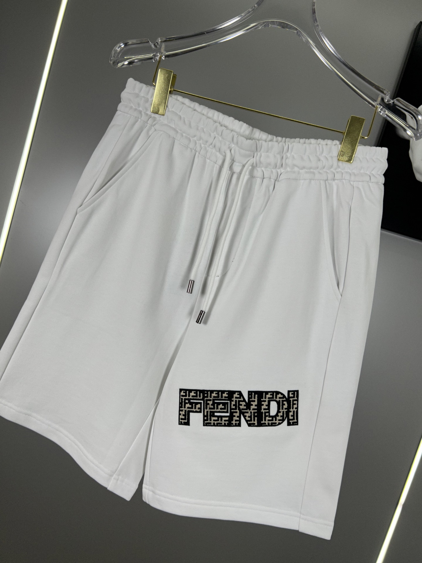 High-End Freddy FENDI Classics Synchronized Shorts in 380g Cotton Fur - 图片 3