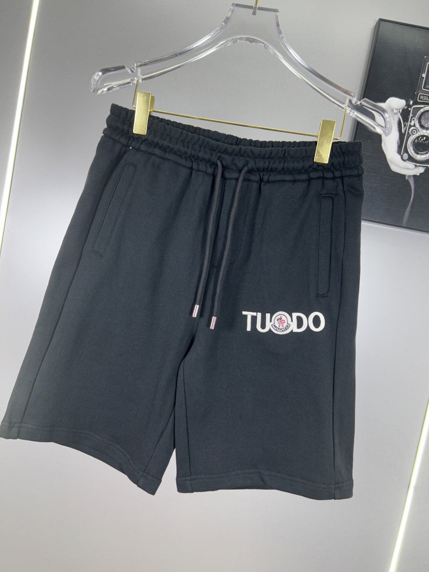 Moncler Classic Synchronized Shorts: High-End Cotton 380g Fur, Os Version, Sizes XS-L - 图片 6