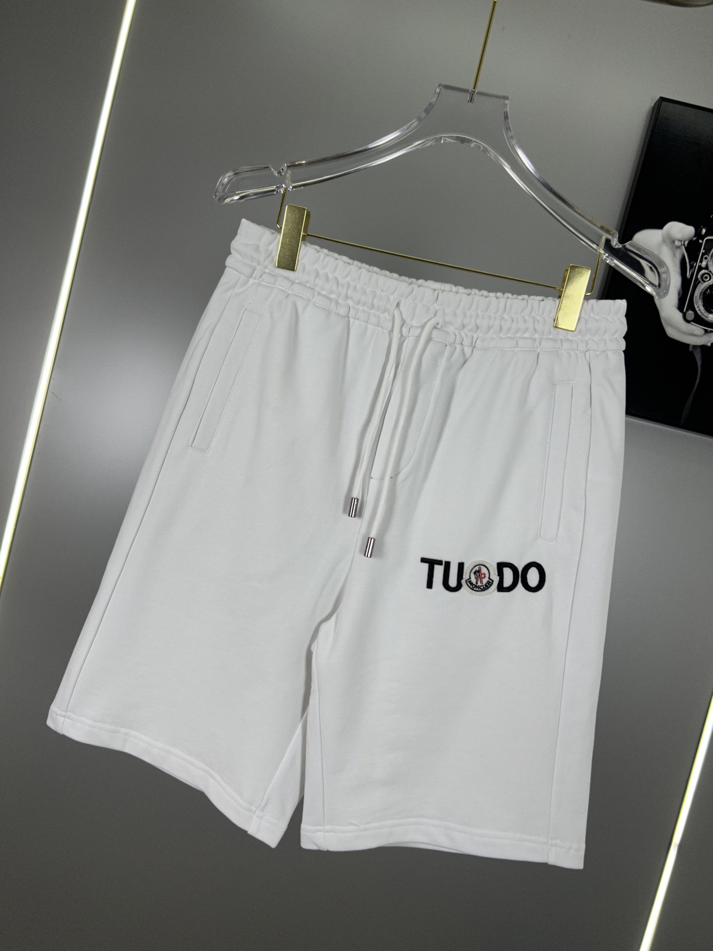 Moncler Classic Synchronized Shorts: High-End Original Cotton Shorts, 380g Fur, Os Version - 图片 3