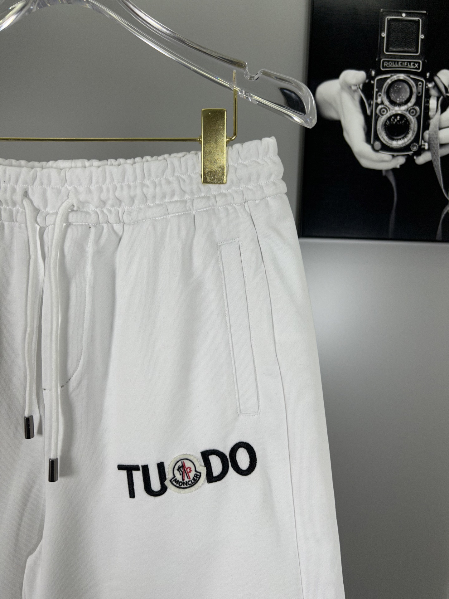 Moncler Classic Synchronized Shorts: High-End Original Cotton Shorts, 380g Fur, Os Version - 图片 4
