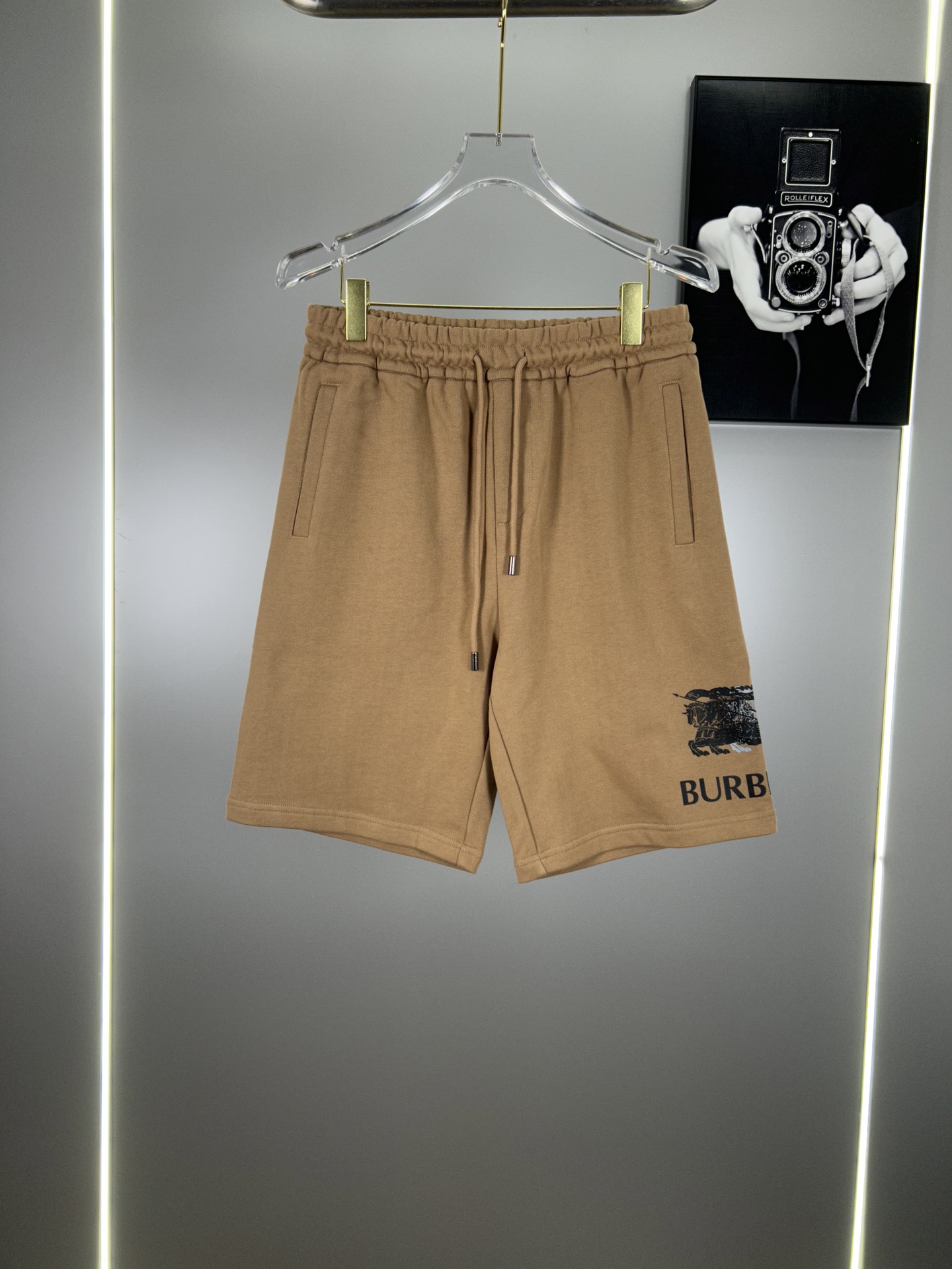 High-End Classic Cotton Shorts: Pablo BBR Sync Logo, 380g Heavy Fur.