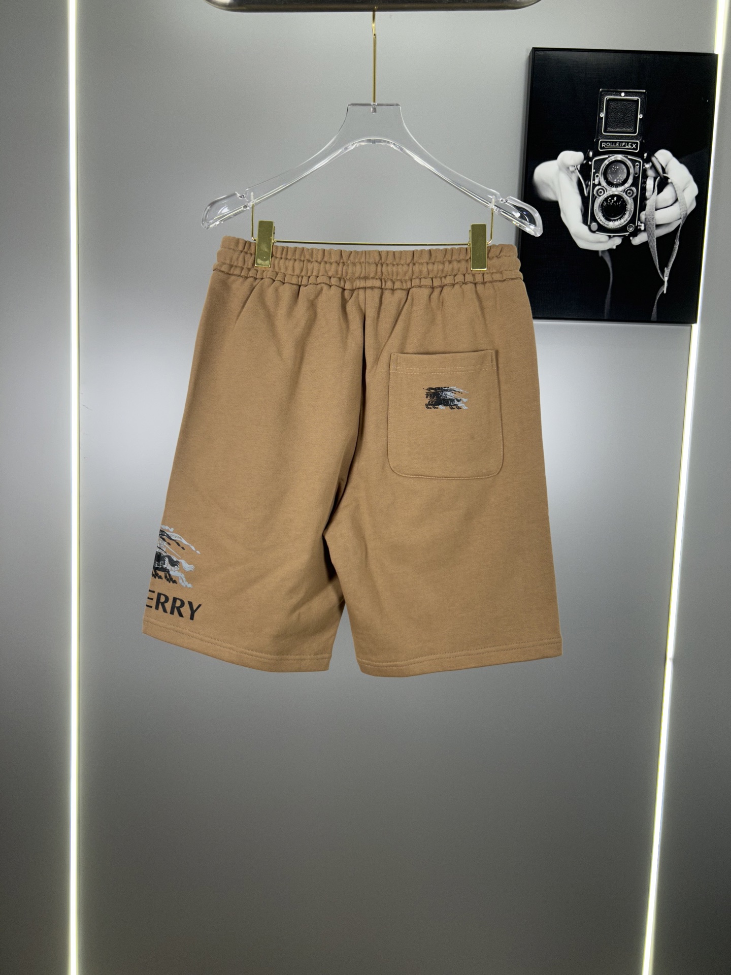 High-End Classic Cotton Shorts: Pablo BBR Sync Logo, 380g Heavy Fur. - 图片 2