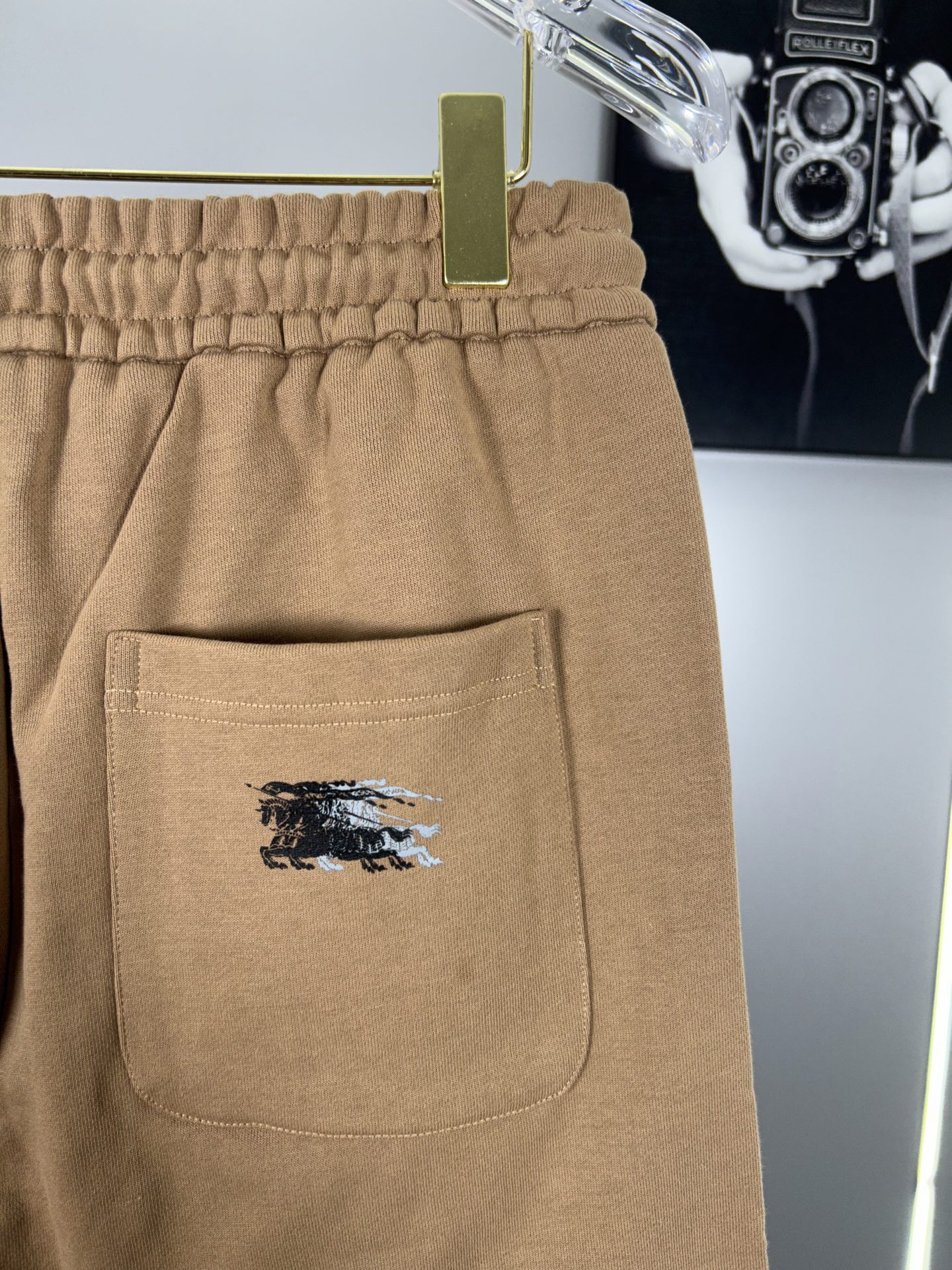 High-End Classic Cotton Shorts: Pablo BBR Sync Logo, 380g Heavy Fur. - 图片 5