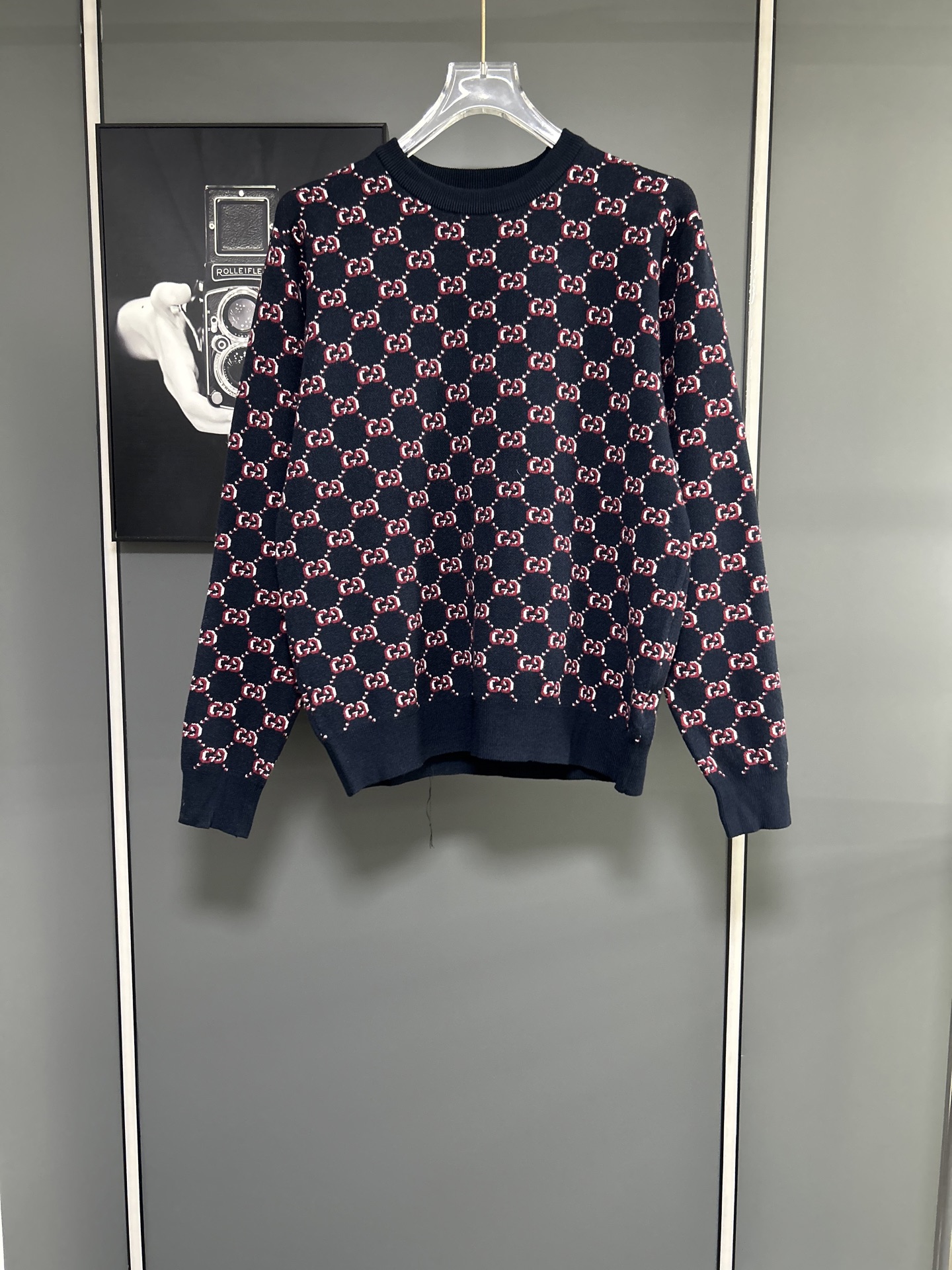 Gucci Interlocking G Knit Sweater | Classic Crew Neck Jumper