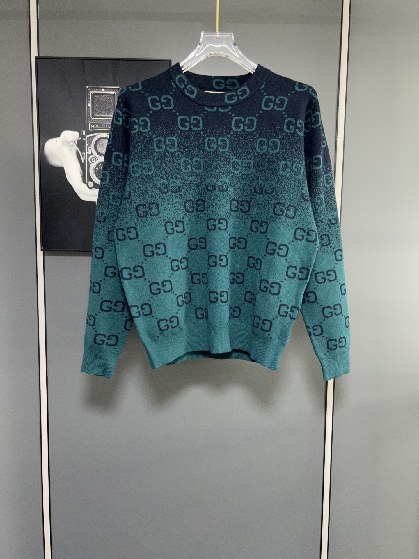 Gucci GG Jacquard Knit Sweater - Luxury Knitwear with Signature Design