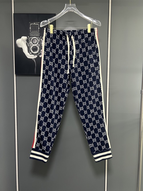 Gucci Classic Full Print Logo Pants - Comfortable, Stylish, Unisex 1 Gucci Classic Full Print Logo Pants - Comfortable, Stylish, Unisex