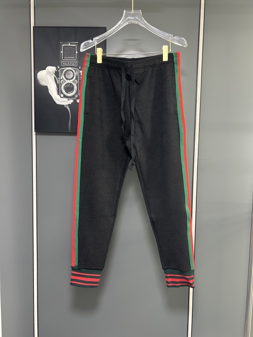 Gucci Classic Full Printed Logo Stripe Pants High-Quality Comfortable Soft 1 Gucci Classic Full Printed Logo Stripe Pants High-Quality Comfortable Soft