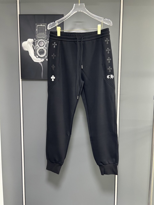Chrome Hearts Embroidered Logo Sweatpants - Unisex, Comfortable, & Stylish 1 Chrome Hearts Embroidered Logo Sweatpants - Unisex, Comfortable, & Stylish