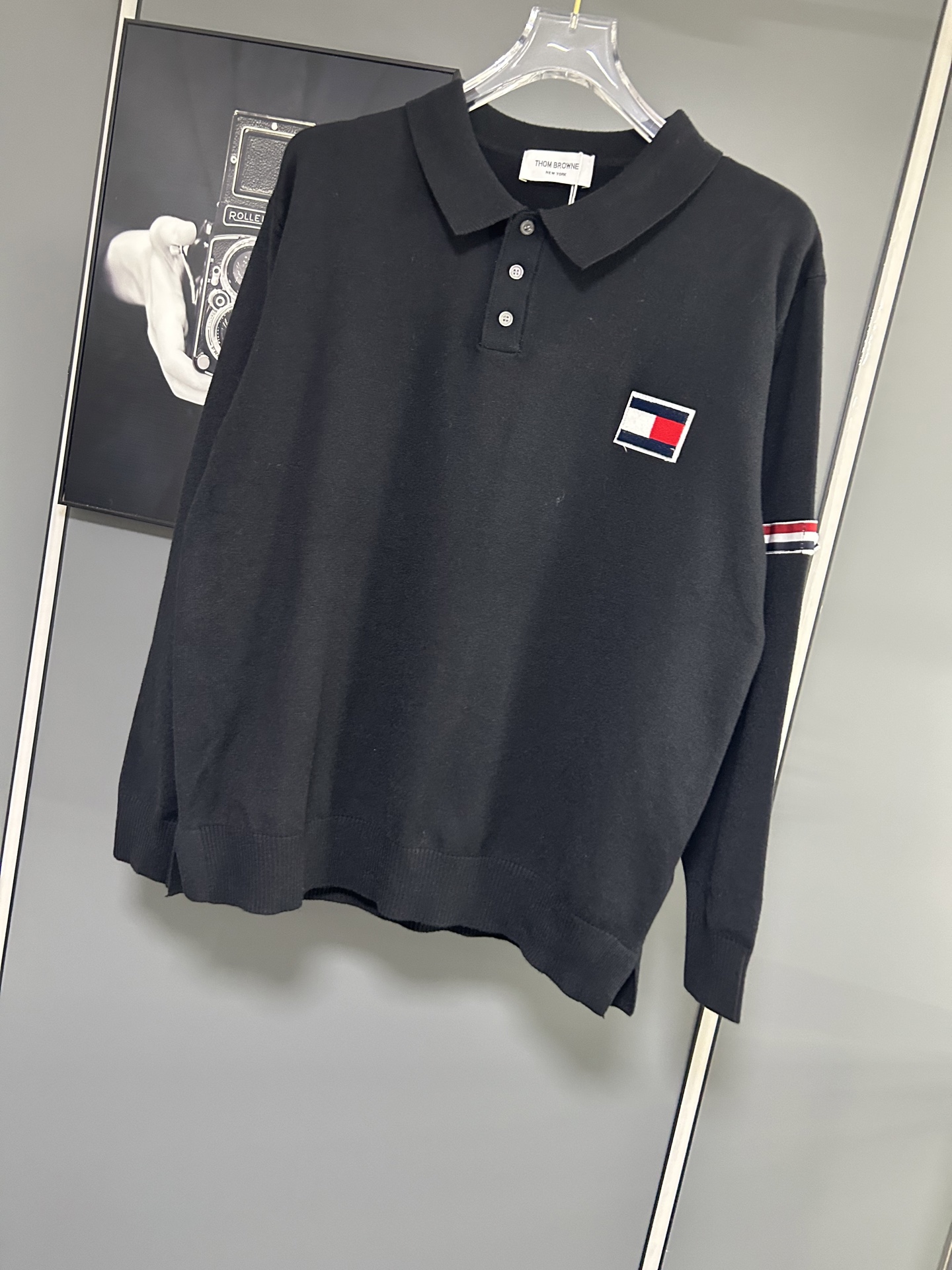 p190
2025秋冬 TB 手袖织带胸前字母刺绣logo毛衣高品简约字母绣花logo针织长袖羊毛毛衣 注重细节 最求品质  男女同款

码数：XS S M L