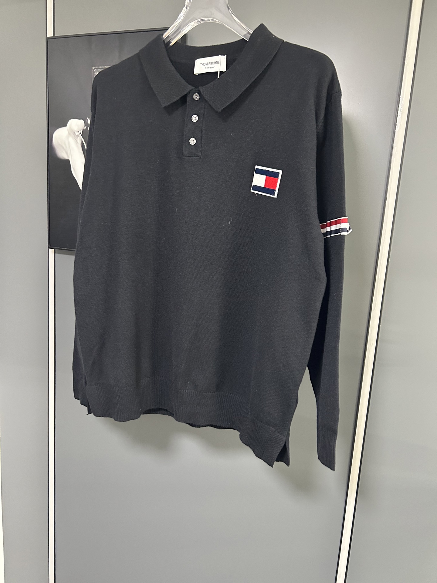 p190
2025秋冬 TB 手袖织带胸前字母刺绣logo毛衣高品简约字母绣花logo针织长袖羊毛毛衣 注重细节 最求品质  男女同款

码数：XS S M L