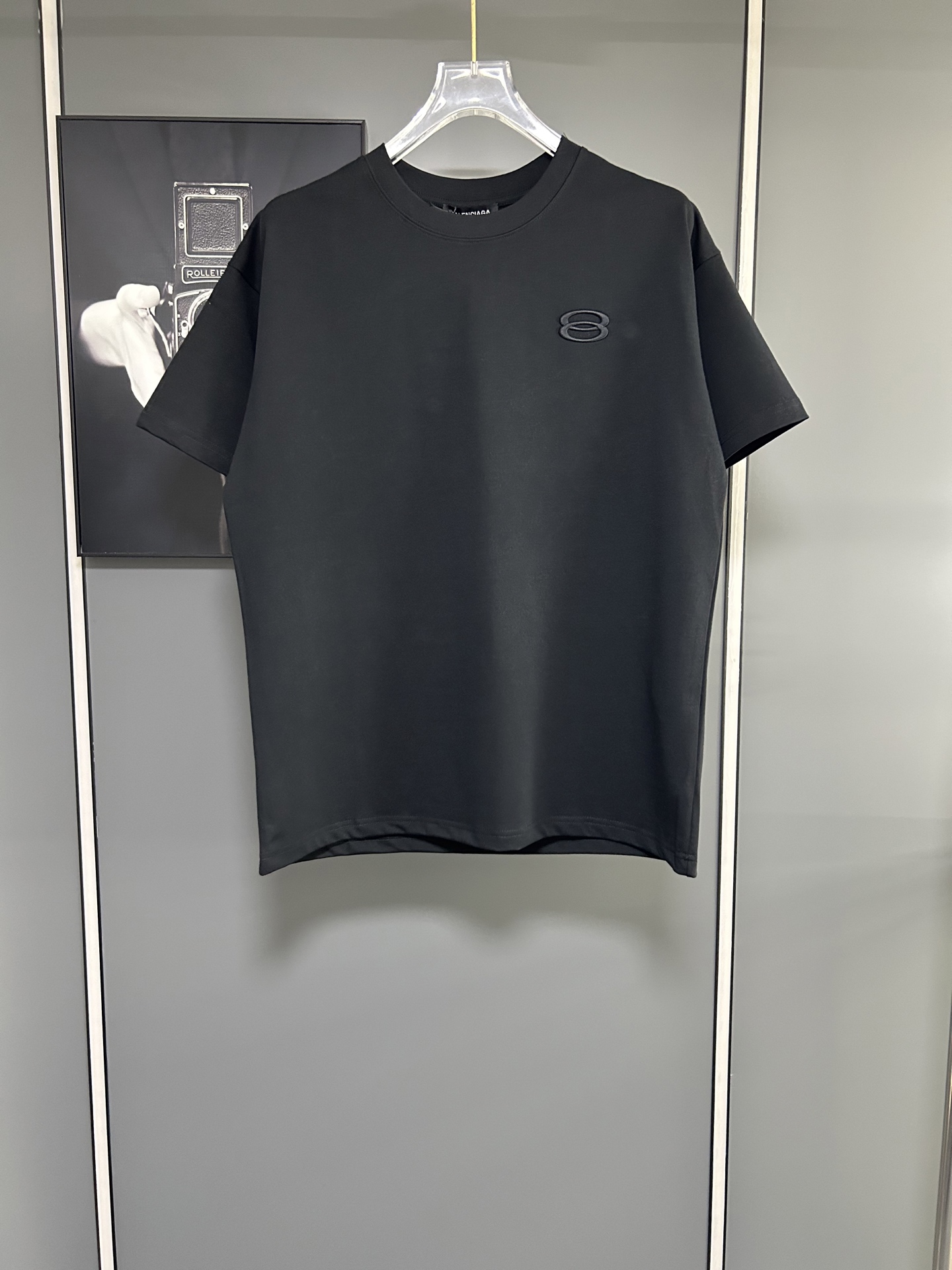 P85 Balenciaga BB2026 nuevo modelo, sincronizado con la web oficial, estilo de oficina, falda con logo bordado en la pa…