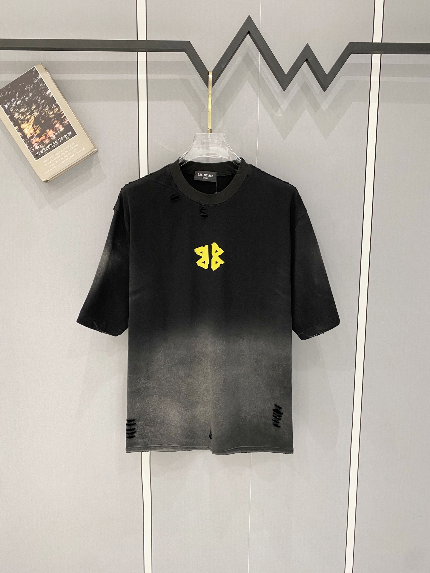 P95 Balenciaga 2026 Primavera y verano Cinta de París Estampado BB Verano Nuevo Contador único original Americano Lavad…