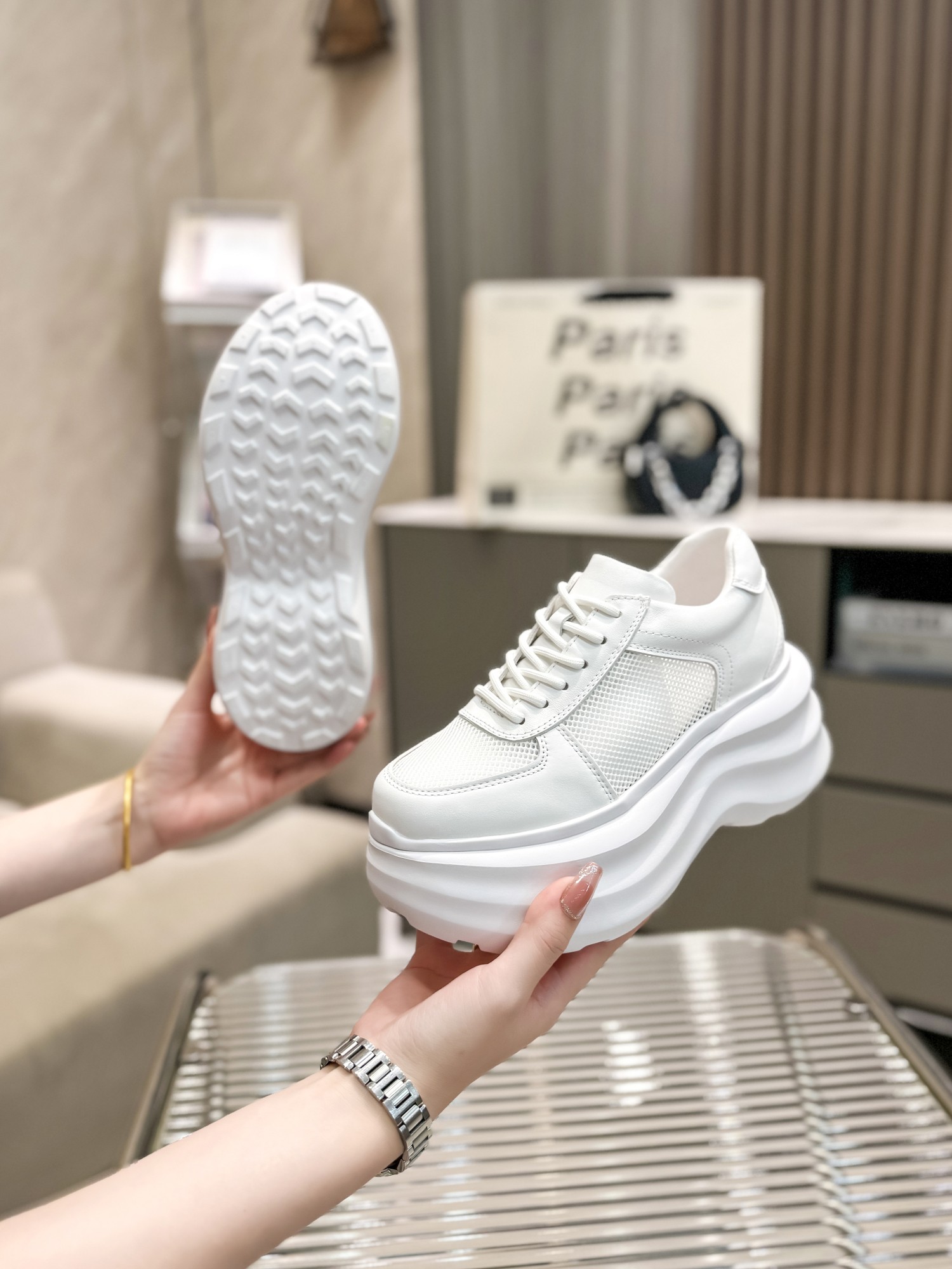 New Recreational Shoes 2024: Fabric and Sheep Skin, 7cm Thick, Treasure Hunt Begins - 图片 9