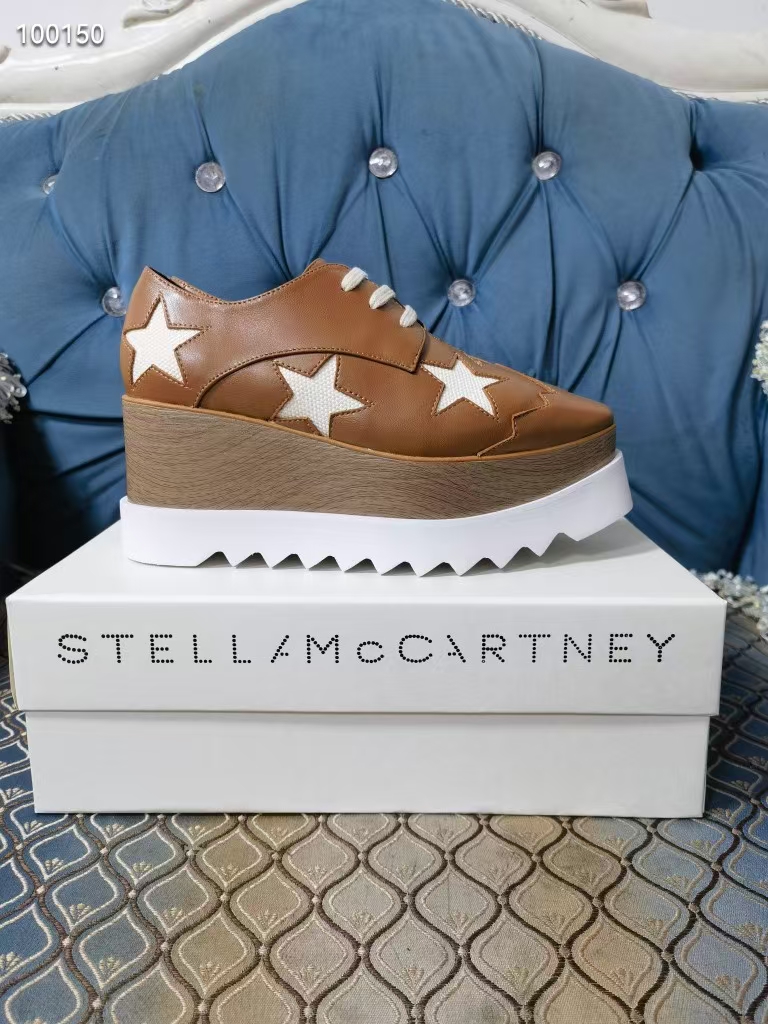 NO:260568,【New color scheme for high-end version】Real shot of Stella Mccartney thick-soled casual single shoes, cowhide sheepskin, upgraded version of water transfer outsole, heel height 8 cm, size 34-40, pickup, sponge shoes, cartier, cowhide, sheepskin19860909【高版本新配色】实拍Stella Mccartney厚底休闲单鞋 牛皮面羊皮里,升级版水转印大底, 跟高8厘米,码数34-40,拿货,松糕鞋,cartier,cowhide,sheepskin,Women's Shoes