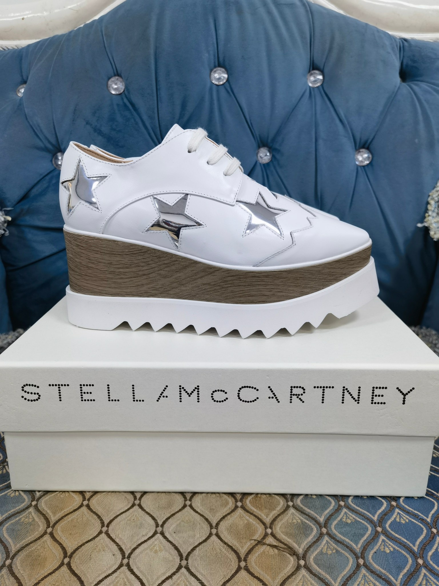 NO:260577,【High-up version】Real shot of Stella Mccartney thick-soled casual shoes, cowhide, sheepskin, upgraded water transfer sole, comfortable to wear. Heel height 8 cm, size 34-40, pickup, sponge shoes, cartier, cowhide, sheepskin19860909【高版本】实拍Stella Mccartney厚底休闲单鞋 ,牛皮面羊皮里,升级版水转印大底,穿着舒适度. 跟高8厘米,码数34-40,拿货,松糕鞋,cartier,cowhide,sheepskin,Women's Shoes