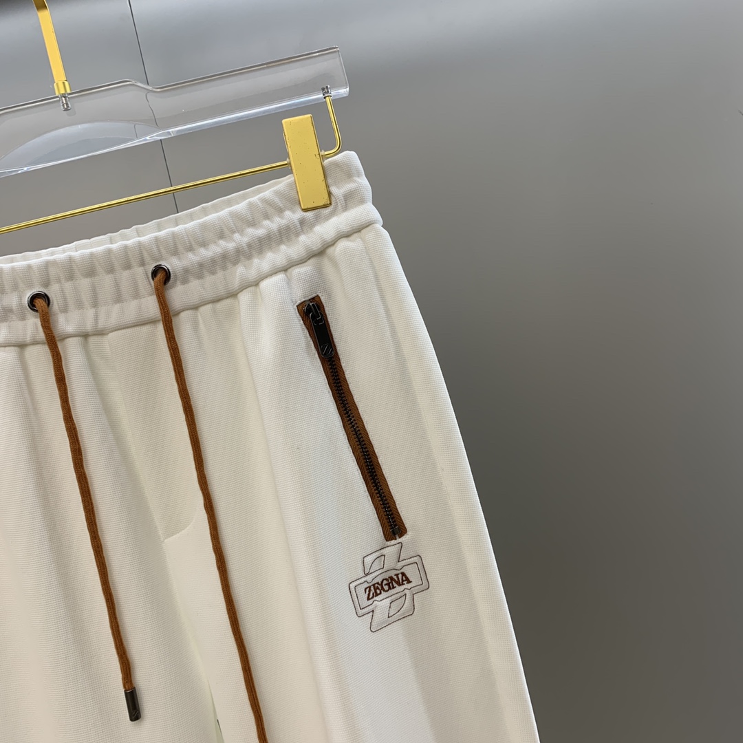 PZEGNA 杰尼亚25 年😃最新款套装版型m-xxxl最新最顶级经典带子点缀加重工凹凸+刺绣字母排列经