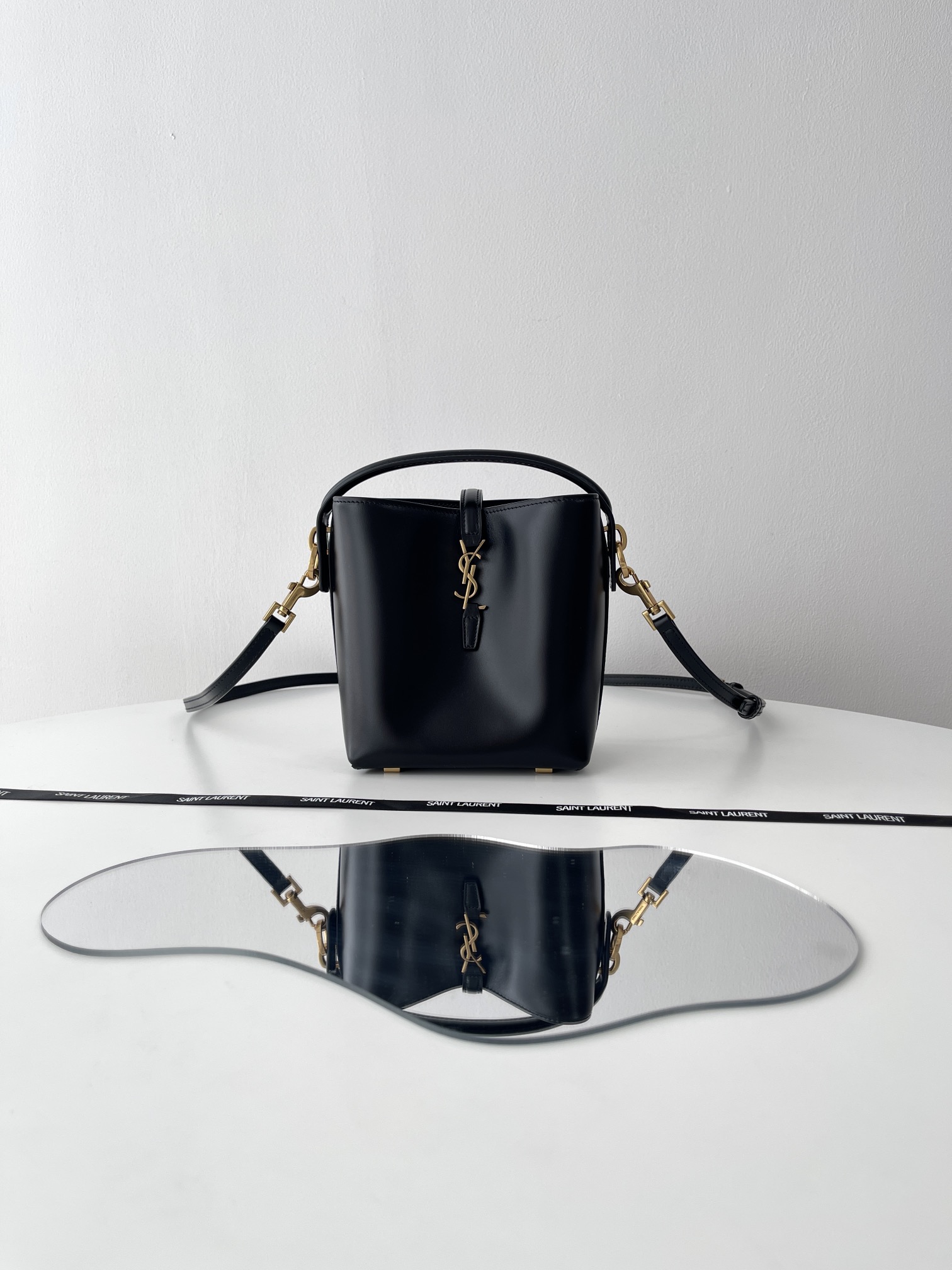 Yves Saint Laurent Bucket Bags 2023 Replica
 Calfskin Cowhide Summer Collection Mini