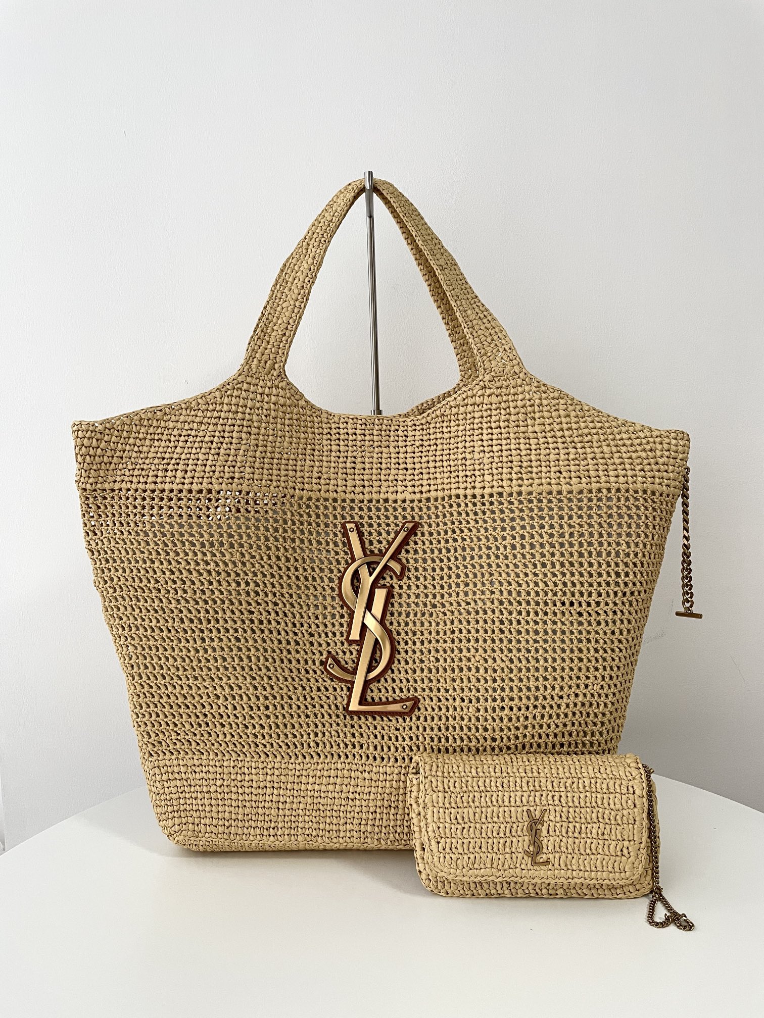 Best
 Yves Saint Laurent Bags Handbags Raffia Straw Woven Spring/Summer Collection