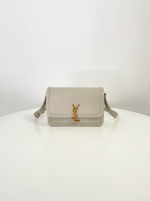 Saint Laurent Solferino Box Bag - Vintage White Luxury Crossbody 1 Saint Laurent Solferino Box Bag - Vintage White Luxury Crossbody