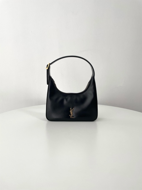 Saint Laurent Calypso Mini Hobo Bag Black Lambskin Leather Shoulder Bag 1 Saint Laurent Calypso Mini Hobo Bag Black Lambskin Leather Shoulder Bag