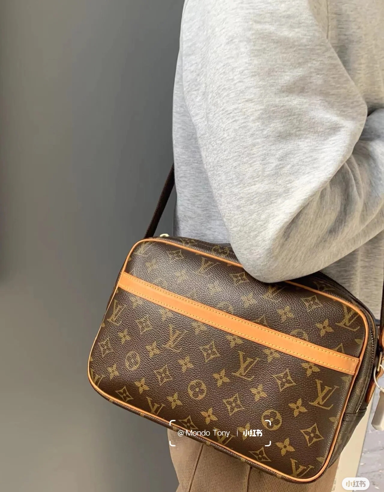 Bottega Veneta REPORTER Second-hand crossbodyM45254 presbyopia (double pull) is so popular