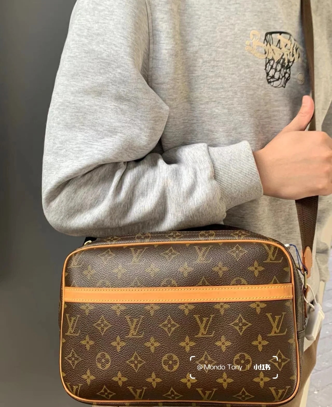 Bottega Veneta REPORTER Second-hand crossbodyM45254 presbyopia (double pull) is so popular