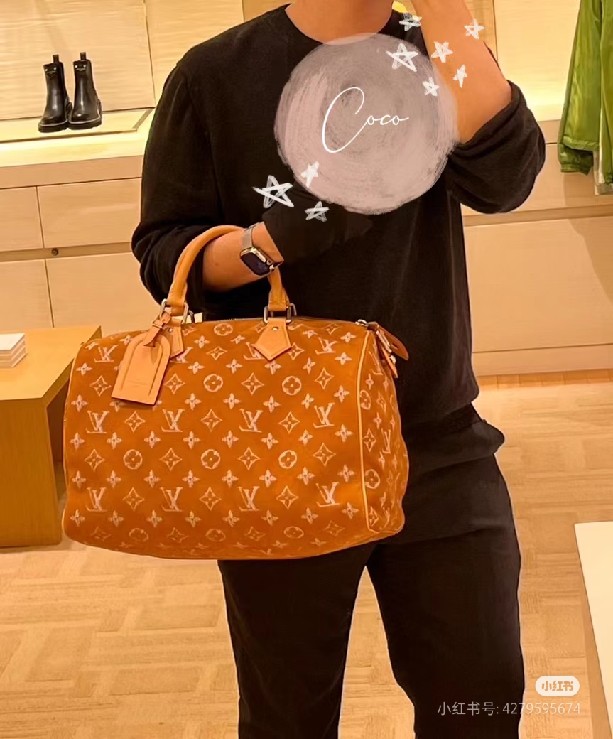 Louis Vuitton LV Speedy Tassen handtassen Oranje Bevroren M24430