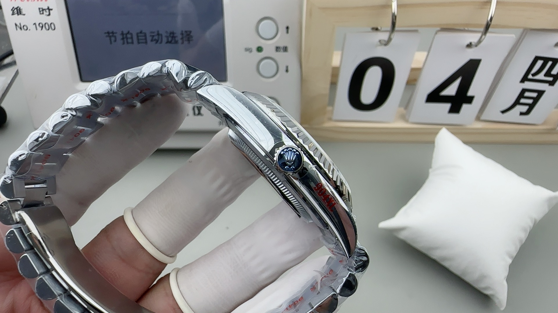 롤렉스 메테오라이트 다이얼 데이트 워치 40mm 2836 무브먼트 184g QF 웨이트 버전 Rolex Watch 썸네일 이미지
