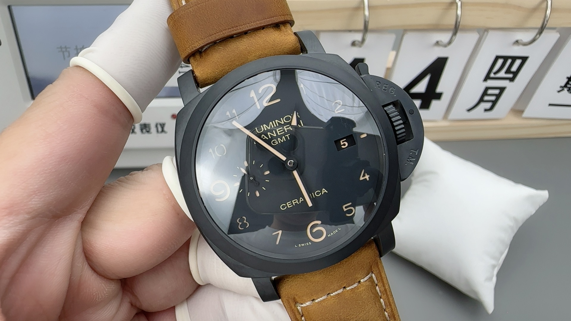 [Panerai Watches]VS Panerai 441 Series44mm ceramic ringmatching movement