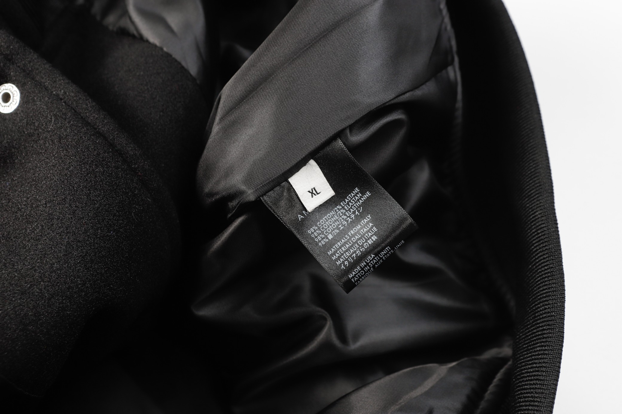 Stylish Baseball Jacket with Tiger Towel Embroidery and Leather Sleeve by Amiri. - 图片 7
