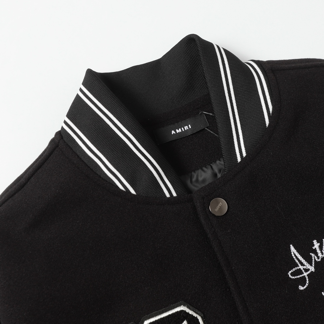 2024 Amiri Baseball Suit Jacket: High-End Trend for Fashion Enthusiasts - 图片 2