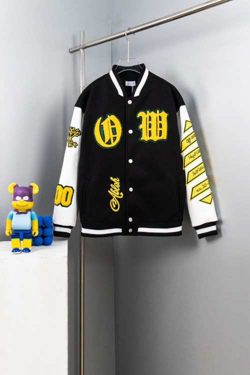 Off-White 2024SS Show Baseball Uniform Jacket - Collector's Edition 1 Off-White 2024SS Show Baseball Uniform Jacket - Collector's Edition