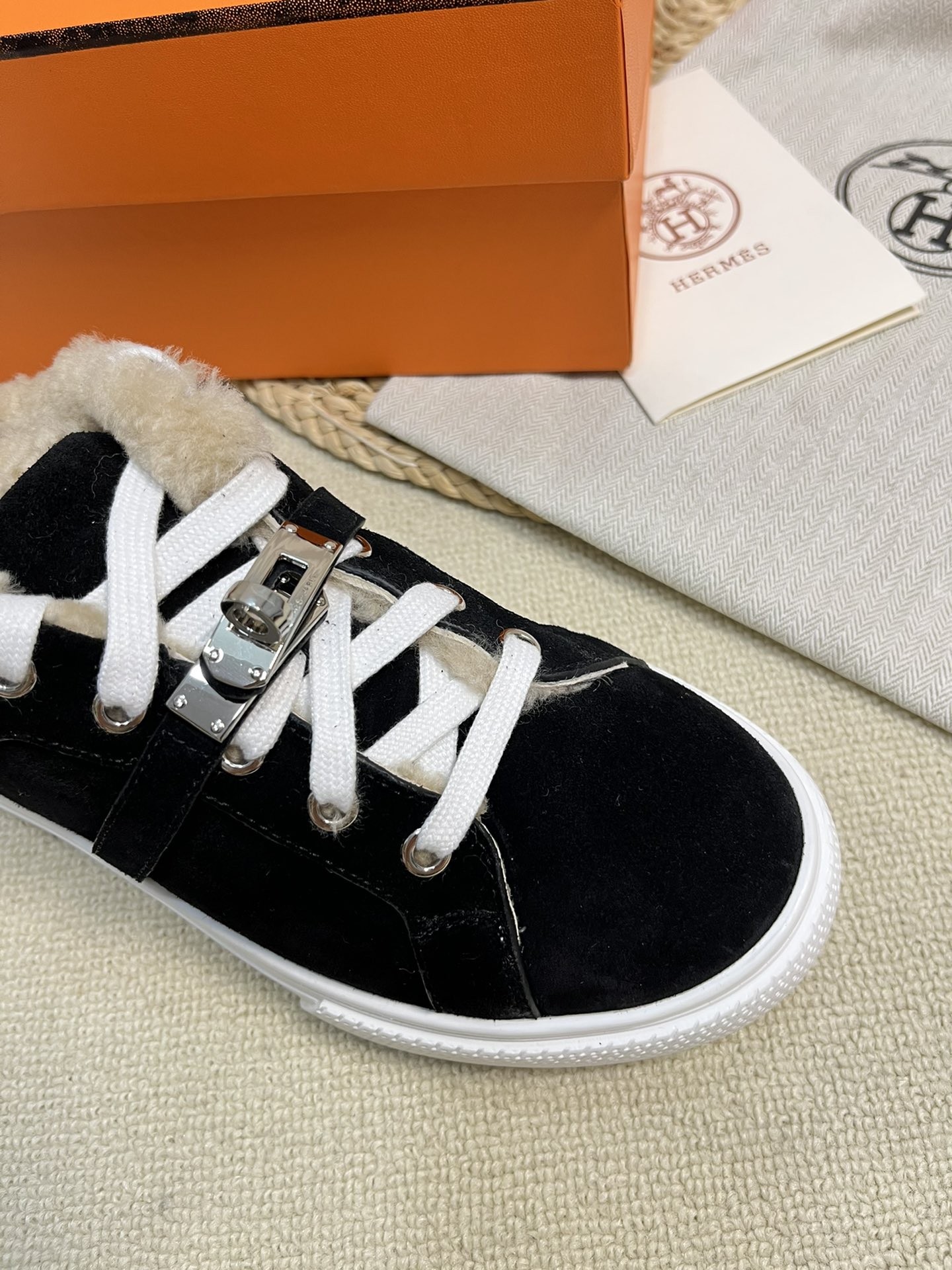 爱马仕 Hermès 高定典藏经典高奢皮鞋男鞋女鞋鞋履高跟鞋 #1F54B10B 6