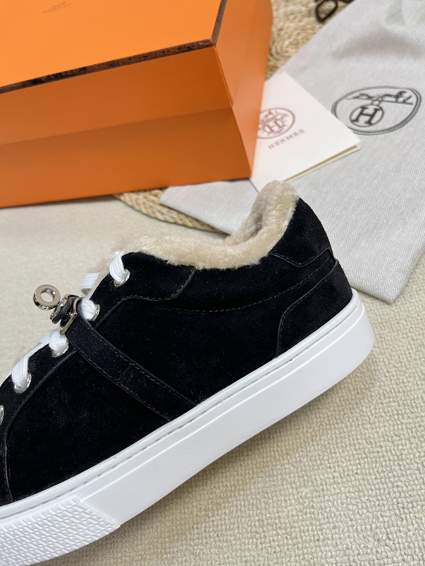 爱马仕 Hermès 高定典藏经典高奢皮鞋男鞋女鞋鞋履高跟鞋 #1F54B10B 7