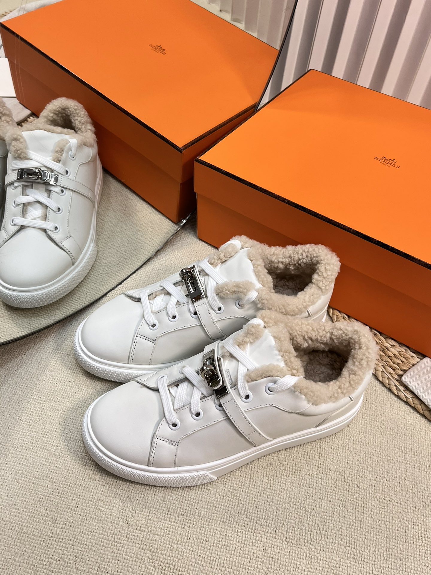 爱马仕 Hermès 经典高奢皮鞋鞋履高跟鞋 #44BF2E47 3