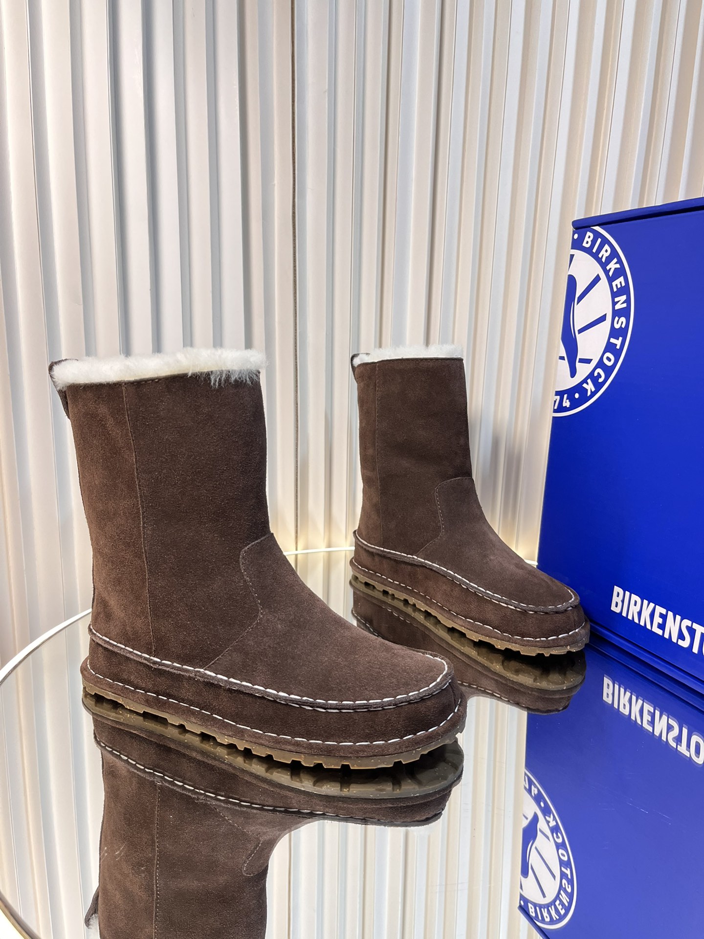 Fashionable and Cozy: Birkenstock 2024 Autumn Winter Heavy Wooled Snow Boots