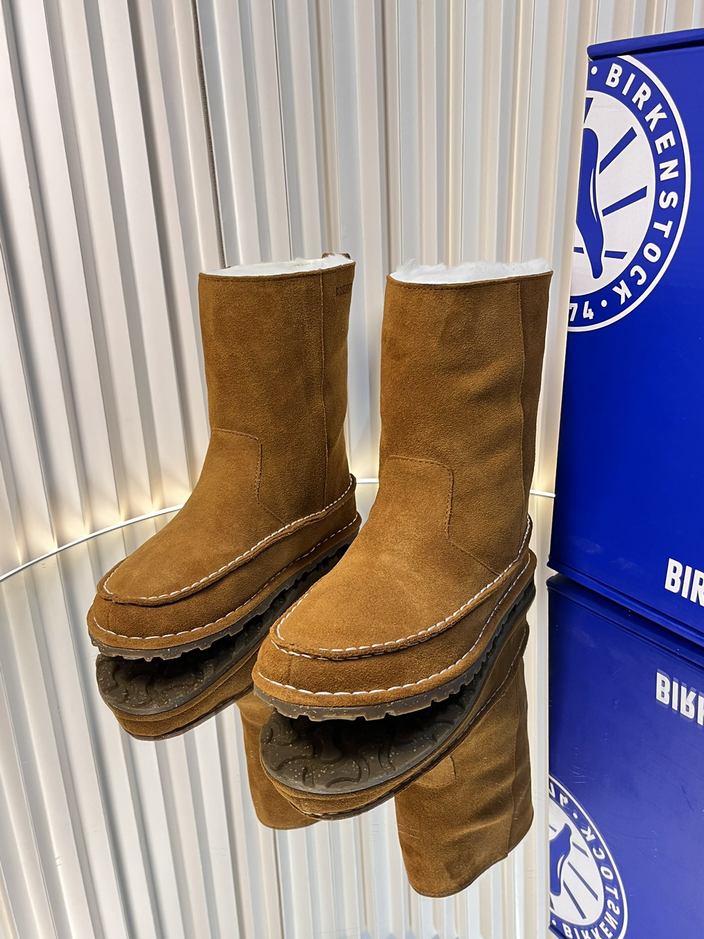 New Birkenstock 2024 Heavy Wool Snow Boots for Stylish Winter Comfort - 图片 2