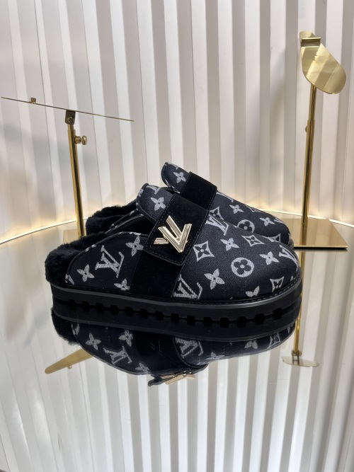 Louis Vuitton Monogram Embossed Mules | Luxury Designer Slip-On Sandals 1 Louis Vuitton Monogram Embossed Mules | Luxury Designer Slip-On Sandals