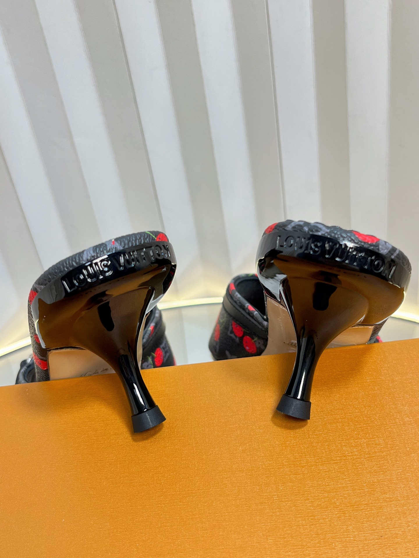 Louis Vuitton Murakami Cherry Print Mules Heels | Women's Designer Shoes 9 i1751236440827 9408 0 7