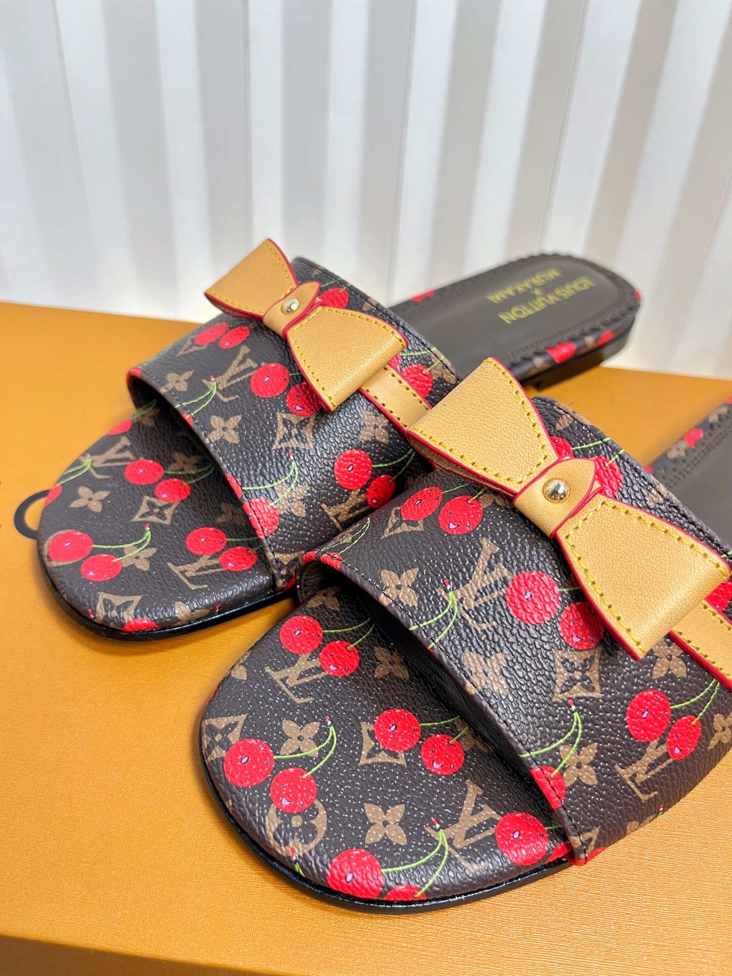 Louis Vuitton Women's Monogram Cherry Mules Slides Sandals Size 35-42 8 i1751236504384 59 0 6