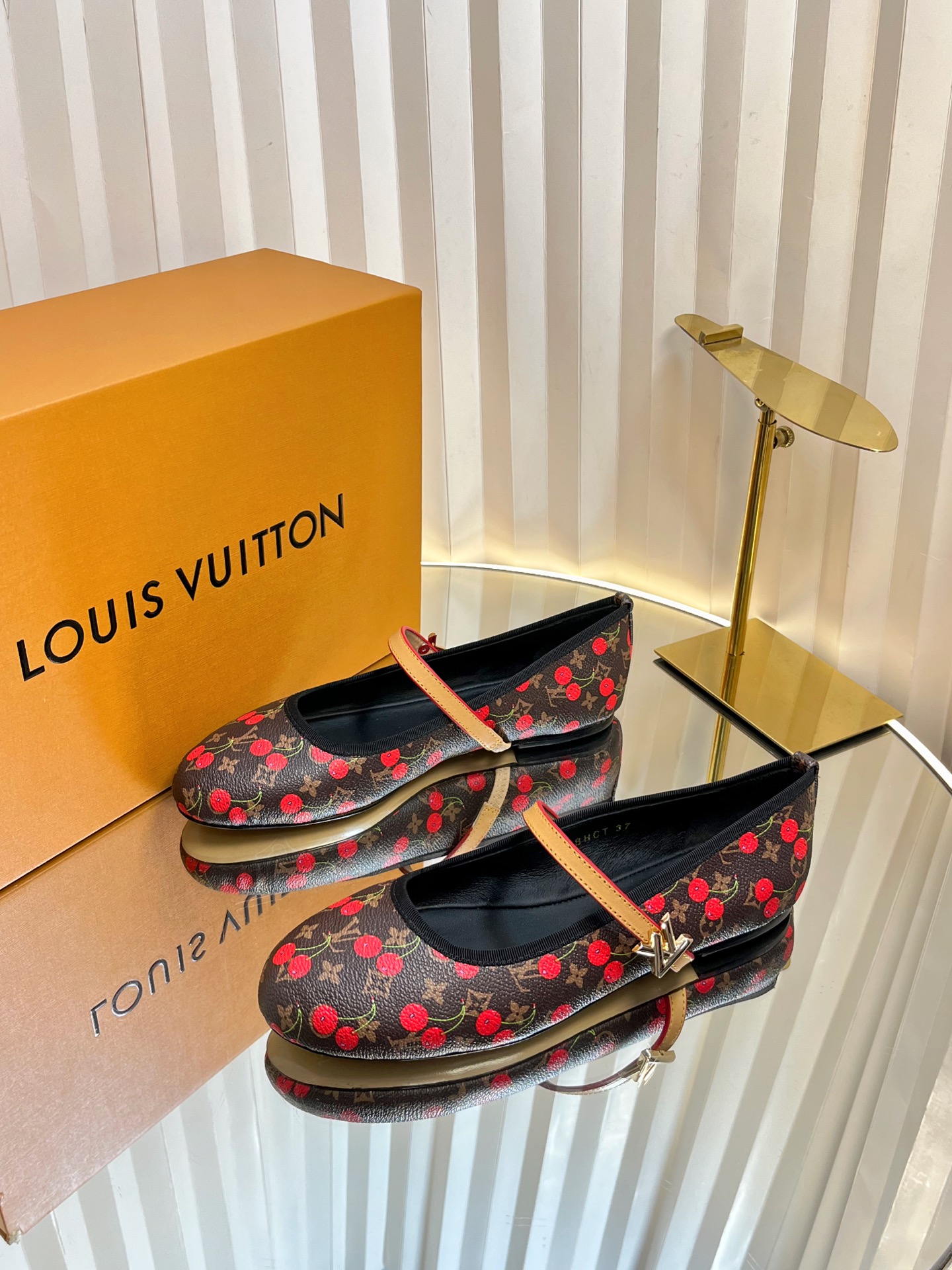 Louis Vuitton Ballerina Shoes - Monogram Cherry Print - Women's Size 35-42 3 i1751236696965 664 0 1