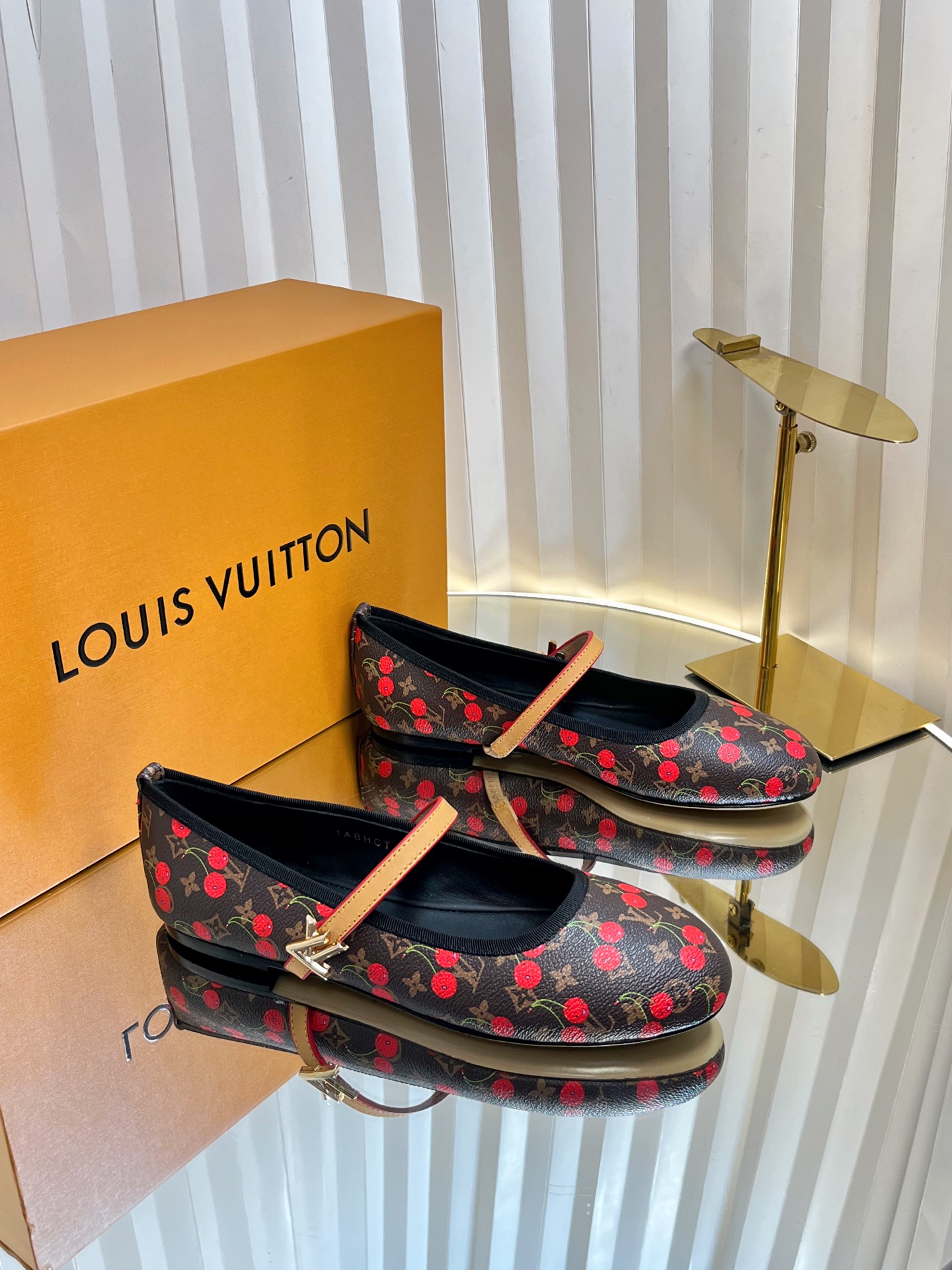 Louis Vuitton Ballerina Shoes - Monogram Cherry Print - Women's Size 35-42 2 i1751236698694 9530 0 0