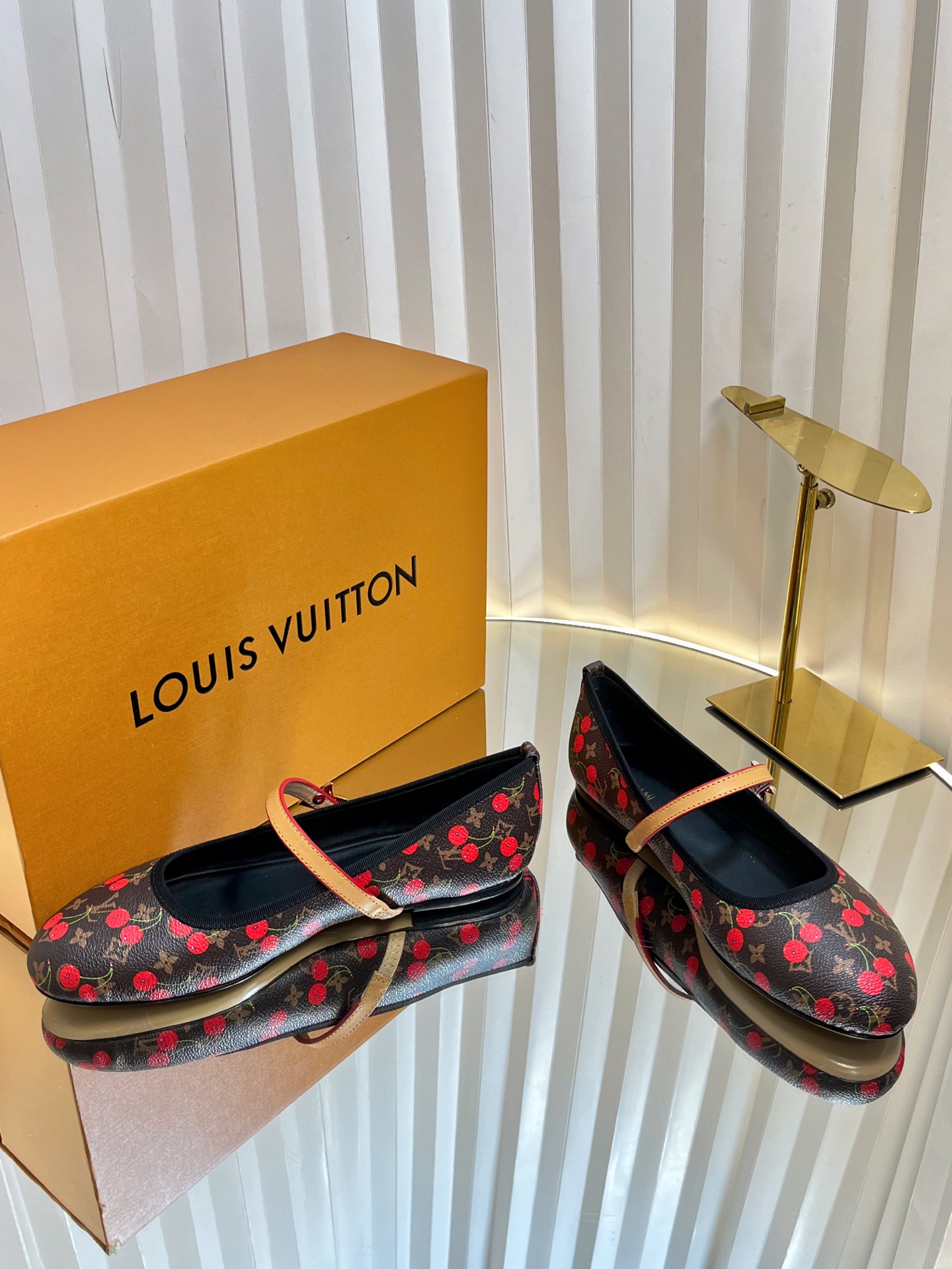 Louis Vuitton Ballerina Shoes - Monogram Cherry Print - Women's Size 35-42 4 i1751236698698 9910 0 2