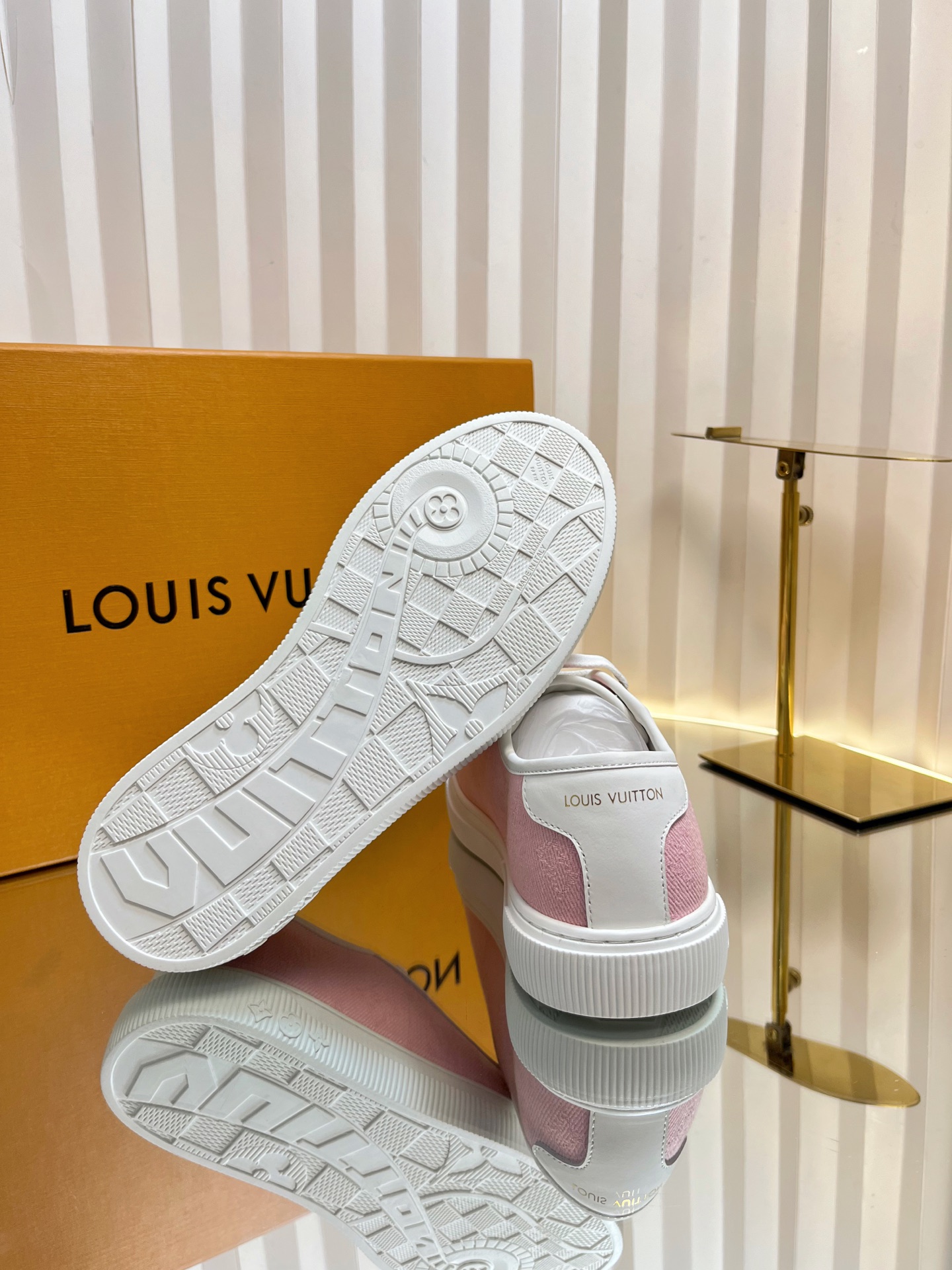 Louis Vuitton Lagoon Pink Canvas Sneakers - Women's Designer Shoes Size 35-42 10 i1751463621000 433 0 8