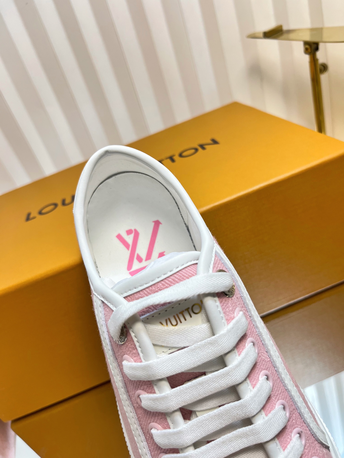 Louis Vuitton Lagoon Pink Canvas Sneakers - Women's Designer Shoes Size 35-42 9 i1751463622151 2793 0 7