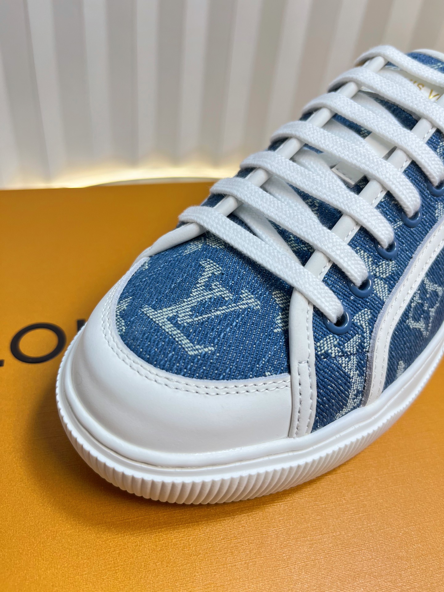 Louis Vuitton Lagoon Denim Sneakers for Women, Designer Casual Shoes 7 i1751463648762 6384 0 5