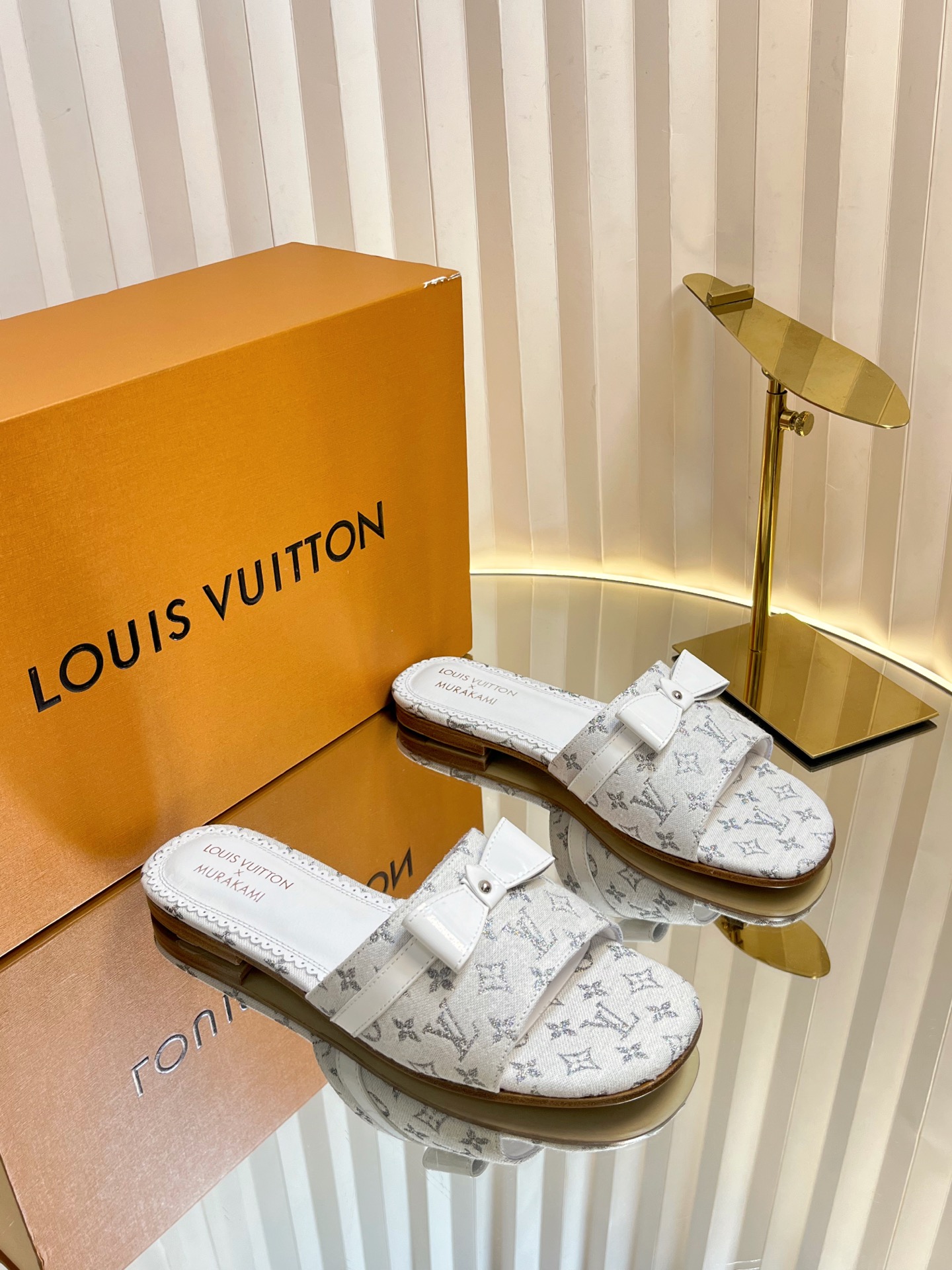 LV Donkey Ballet Shoes: Colorful, Sexy, Cozy, Original Sheepskin, Italian Leather.